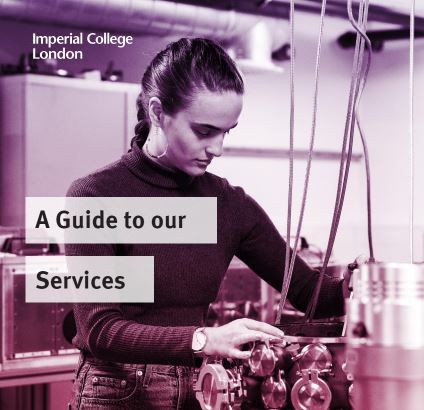 Female student working in a lab at Imperial