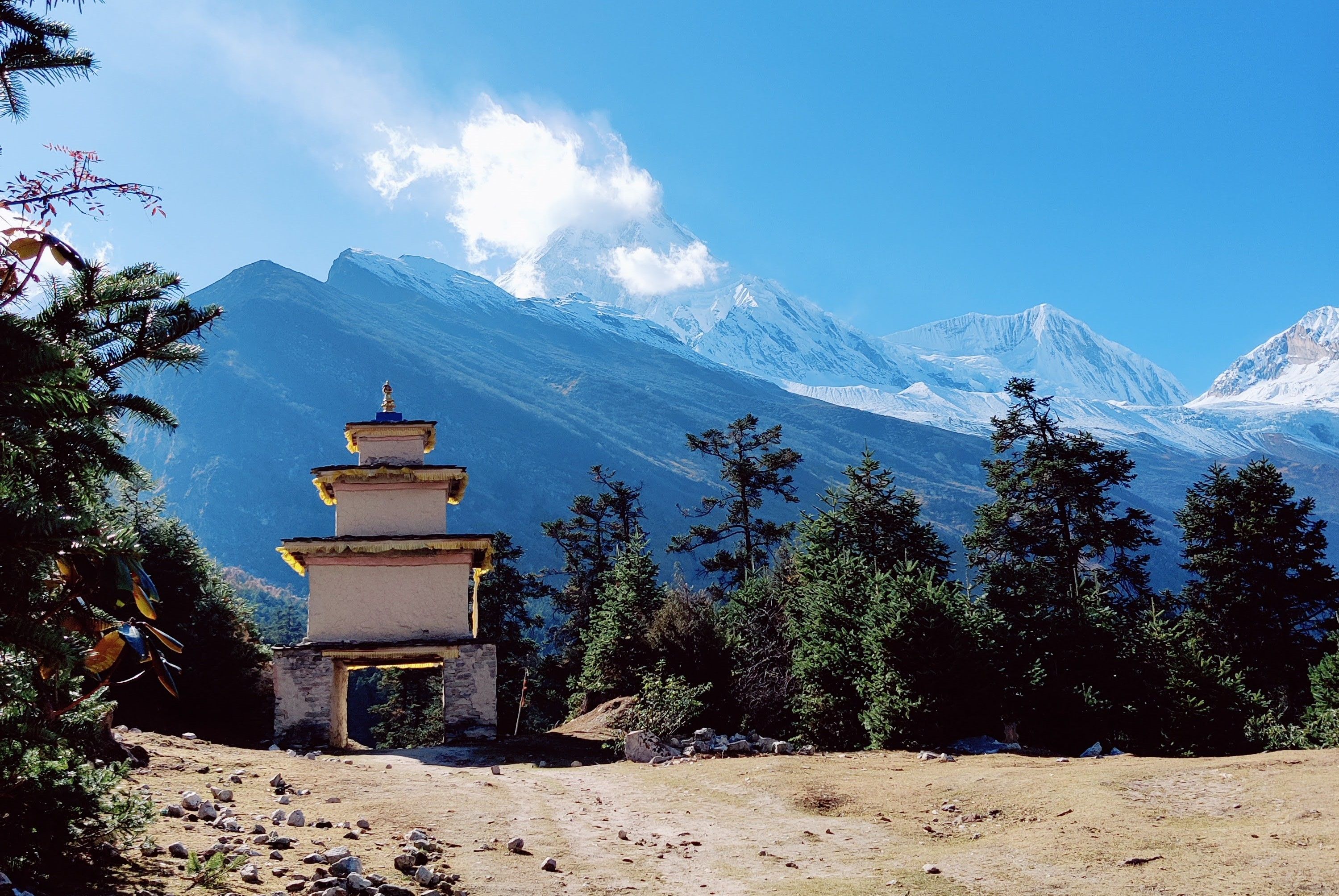 Mountain view of Nepal