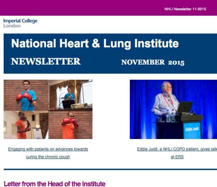 NHLI newsletter