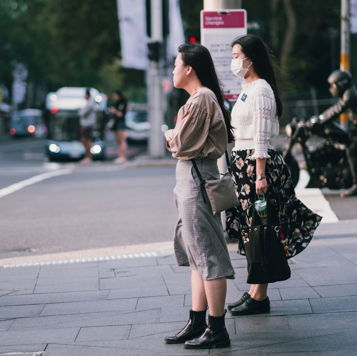 People in the street