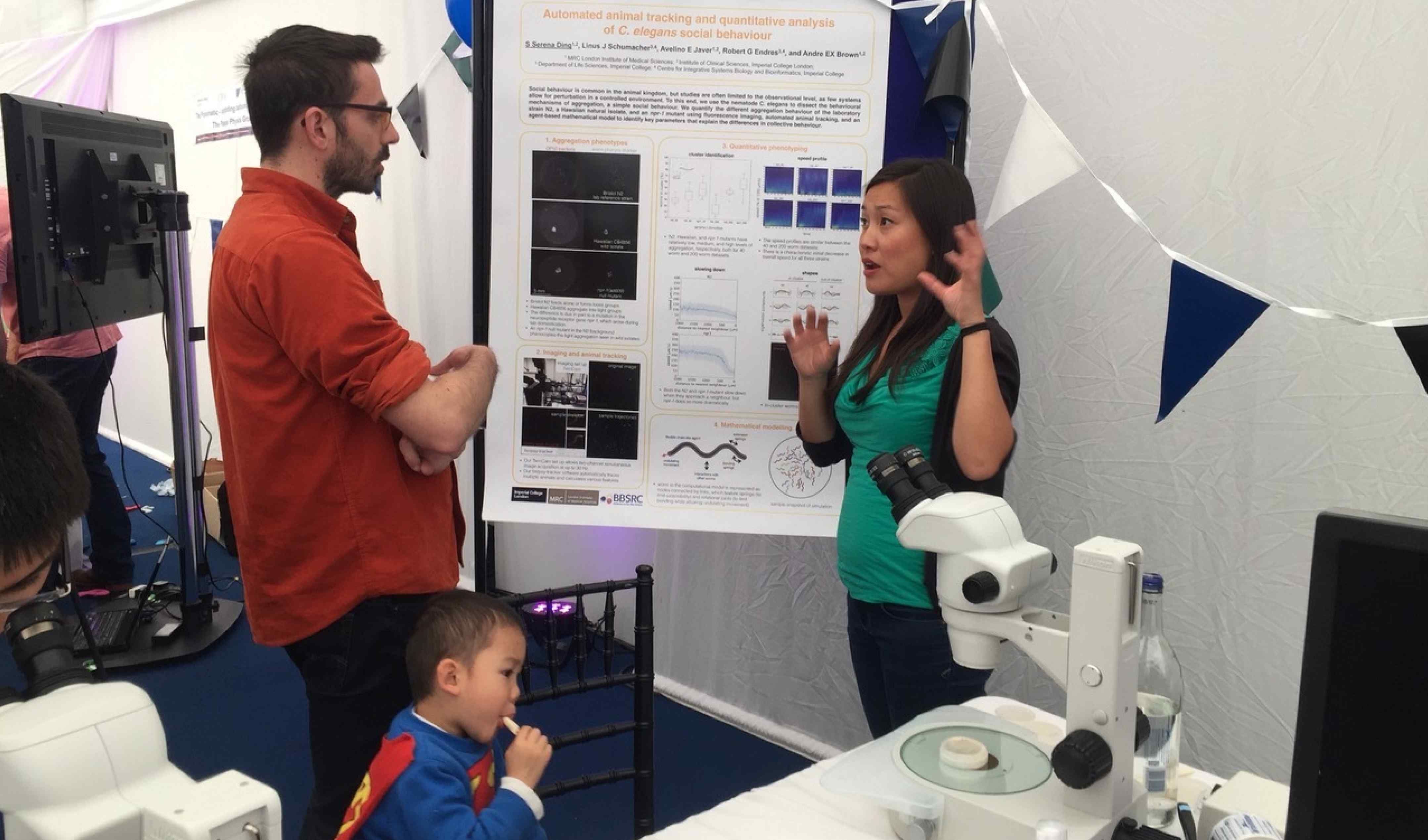 The Centre for Integrative Systems Biology and Bioinformatics stand at the 2017 Imperial Festival