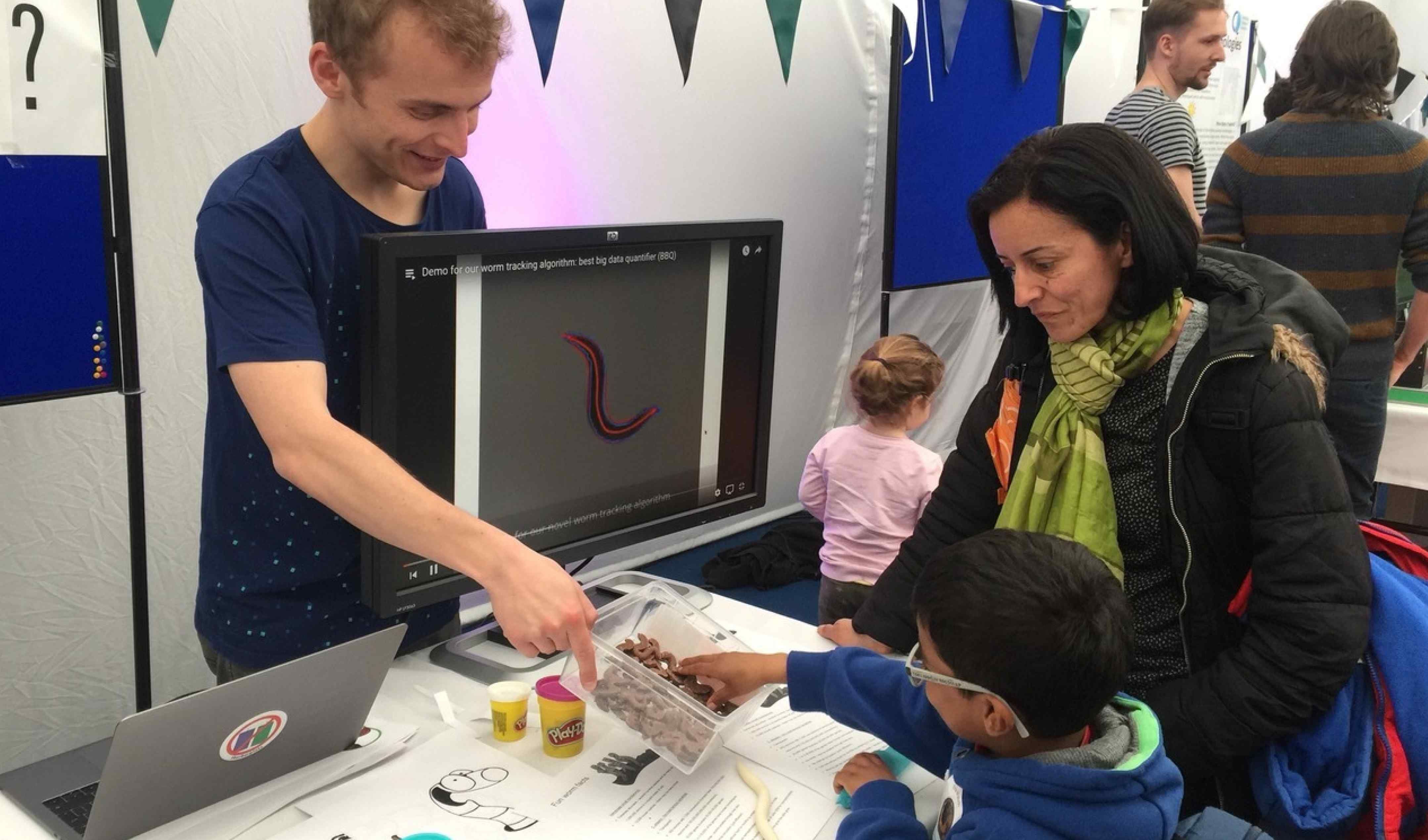 The Centre for Integrative Systems Biology and Bioinformatics stand at the 2017 Imperial Festival