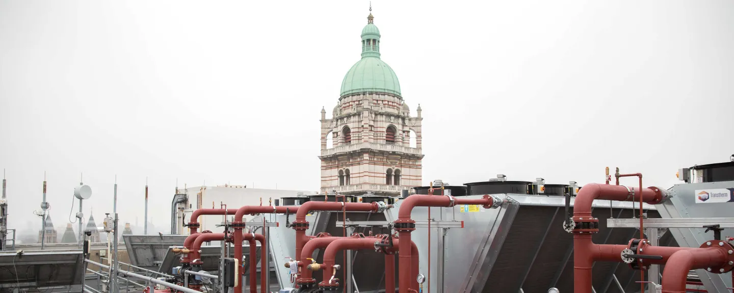 Queens Tower and combined heat and power plant