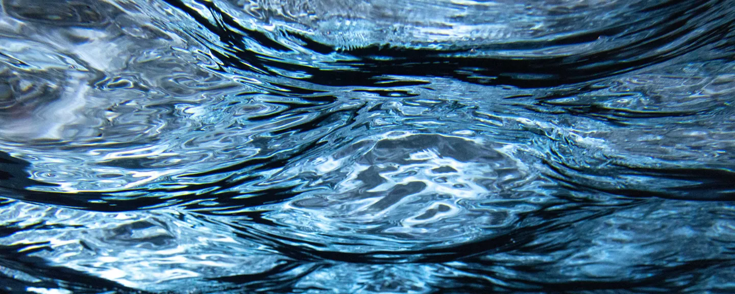 Abstract underwater photo of waves