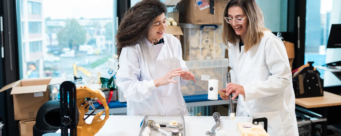 Rima and Martinique in skills lab