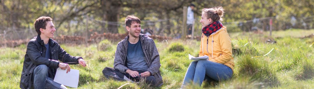 Students at Silwood Park Campus.