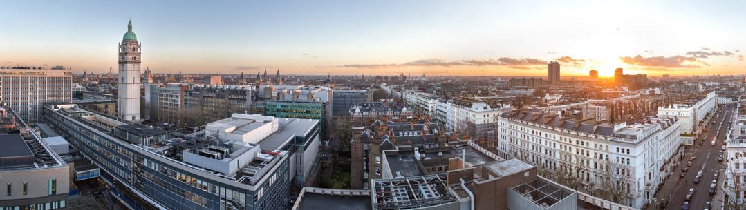 Ariel view of South Kensington campus