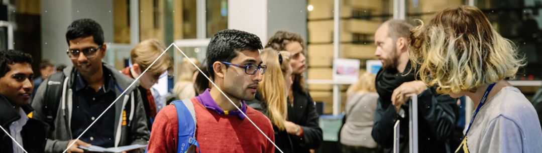 Man talking to a woman