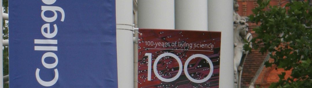 Imperial College centenary banners