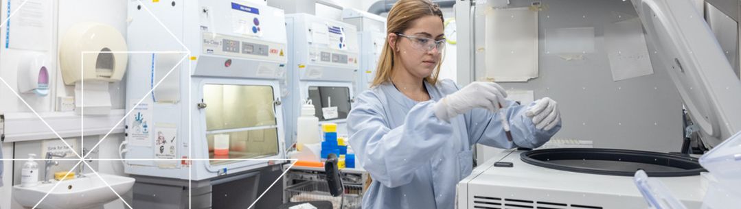 Woman working in laboratory