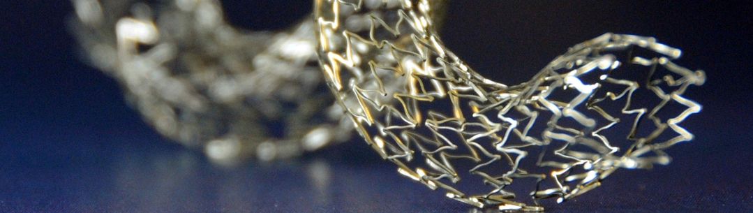 Helical stent designed by Professor CG Caro
