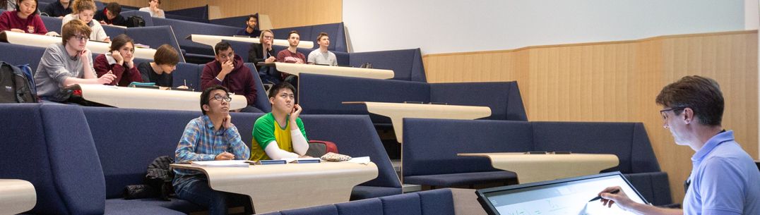 Students in lecture theatre