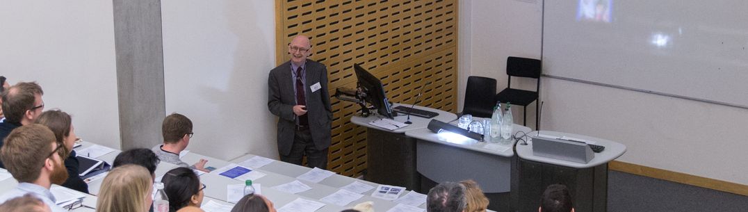 presentation taking place in a teaching space with students