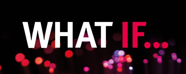 The text 'What If...' against a black background