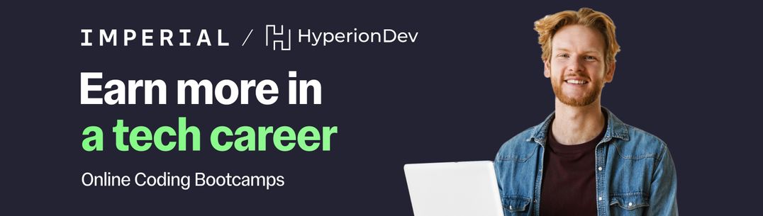 Banner celebrating the hyperiondev and Imperial collaboration