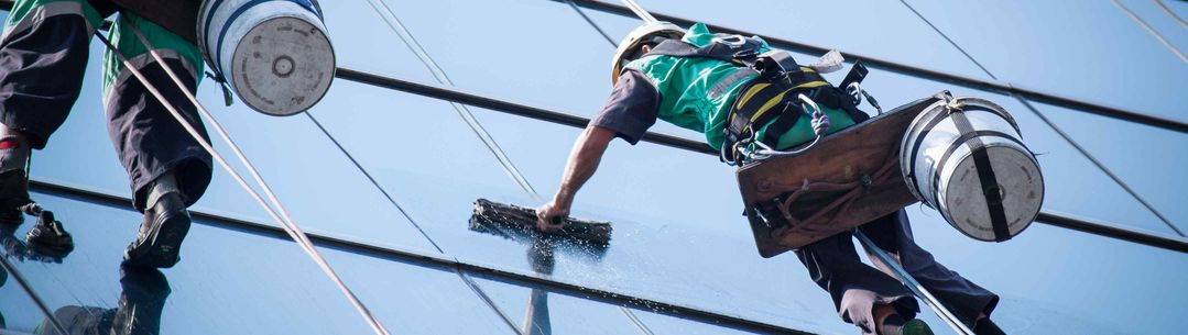 High up window cleaners