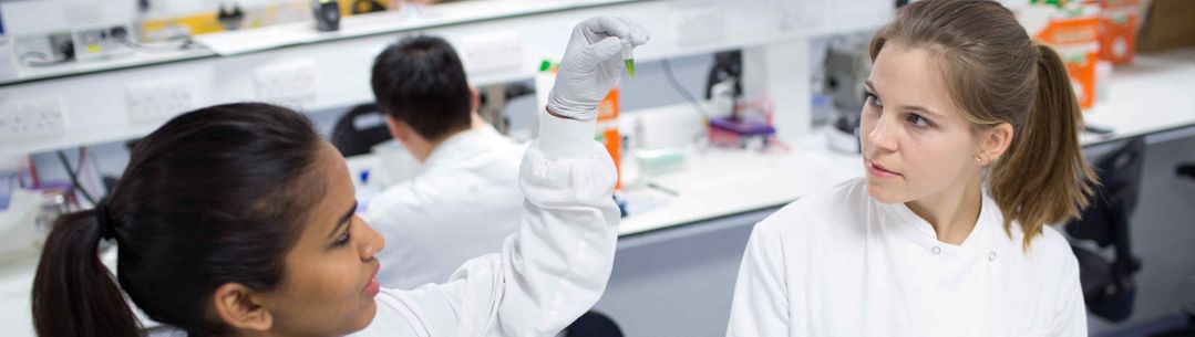 Female scientists working at Imperial College's School of Public Health