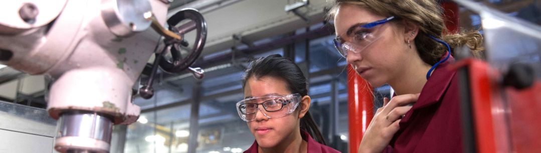 Students working together in a laboratory