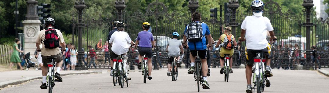 Cyclist in Hyde Park