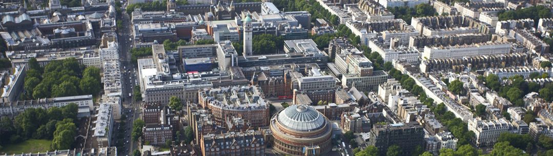 Overhead view of South Kensington