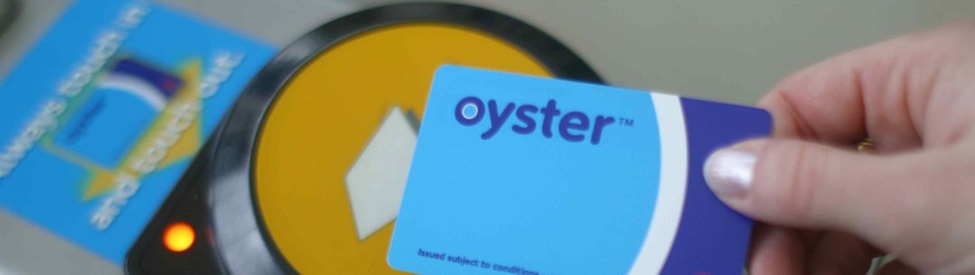 London underground entranceOyster travel card London