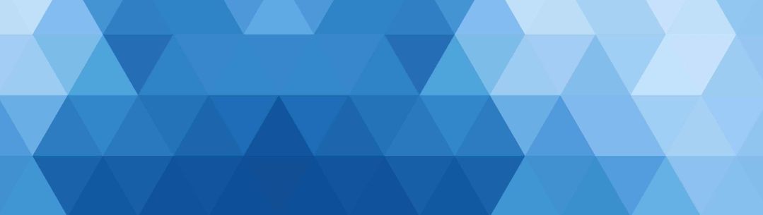 Blue triangle graphic