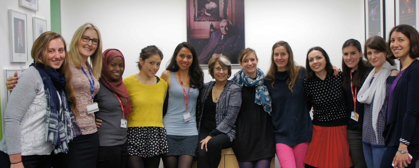 Mina Bissell and PhD students