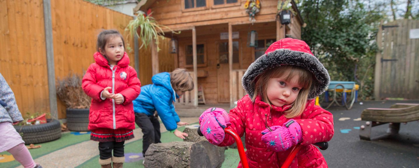 Outdoor play in the garden