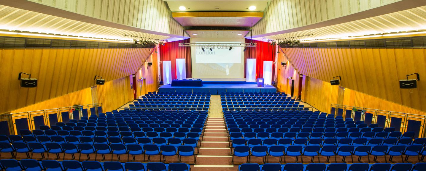 Great Hall view from back towards stage