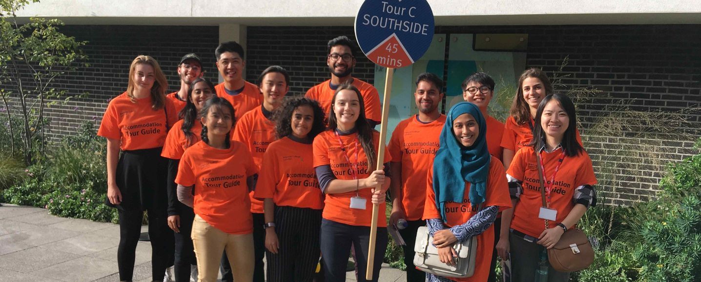 Open day tour guides 