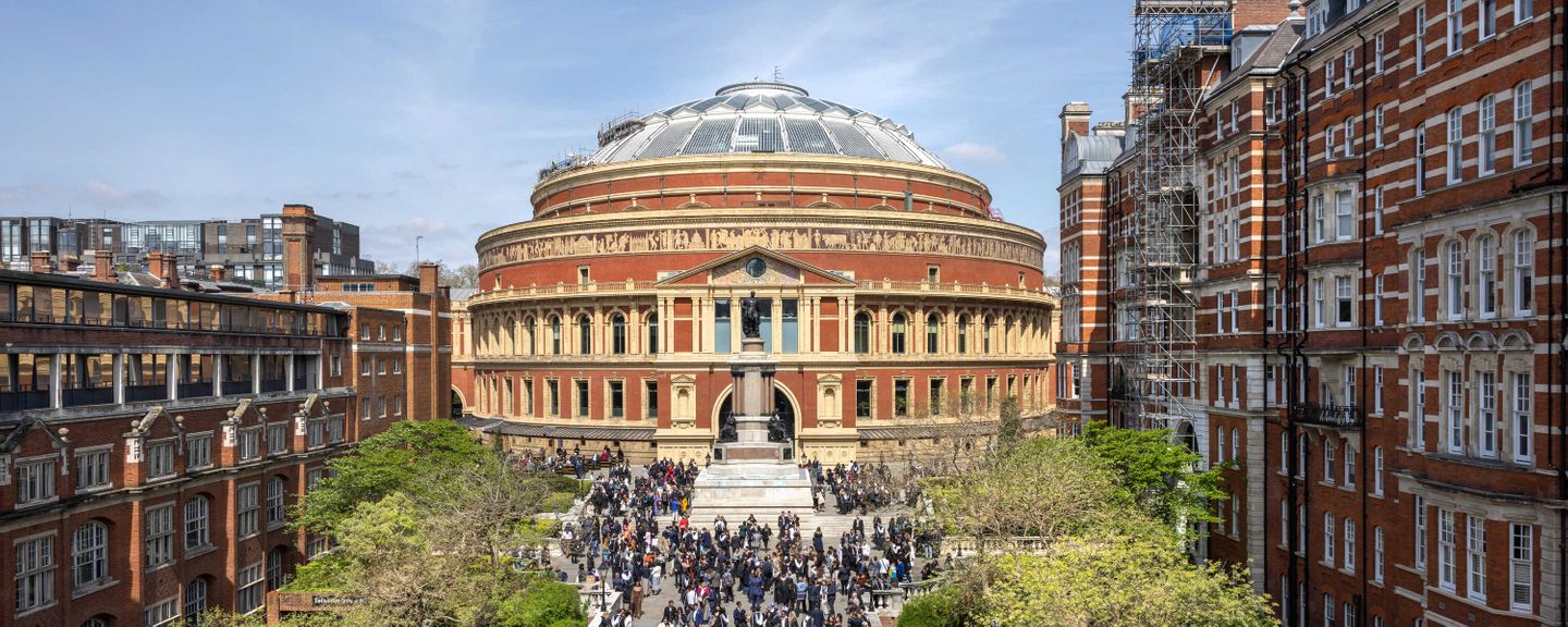 Royal Albert Hall in the sun