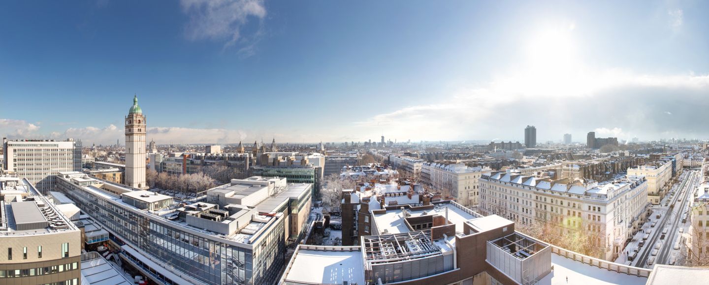 Arial view of South Kensington campus