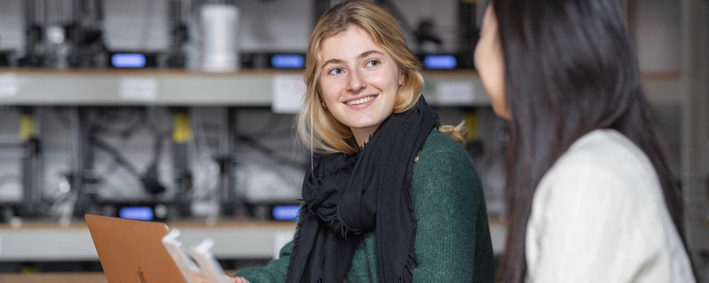 Photo of students in the Dyson School of Design Engineering