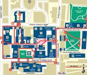 Map of South Kensington Campus
