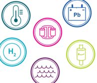 Graphic showing different types of batteries