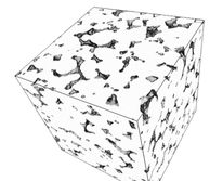 Model of a rock generated by machine learning