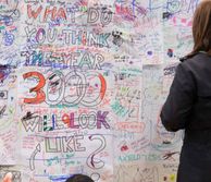 What do you think the year 3000 will look like graffiti