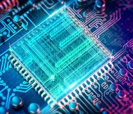 furturistic circuit chip