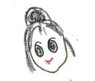 Cartoon drawing of Azalea Raad