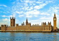 Photo of the Houses of Parliament from across the river
