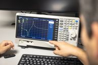 A spectrum analyzer