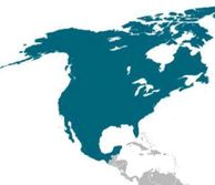 Map US and Canada