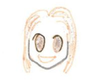 Cartoon drawing of Ruth Misener