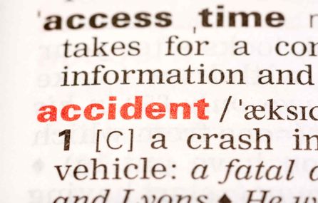 Accident in a dictionary