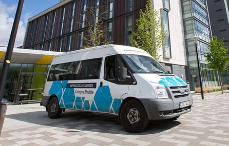 Photo of the shuttle bus