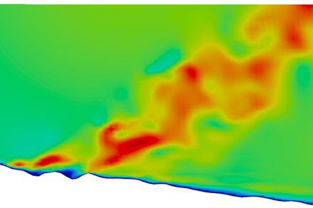 Large-Scale Modelling of Wildfire Propagation