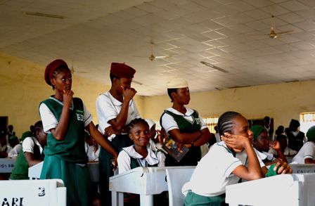 Children in classroom