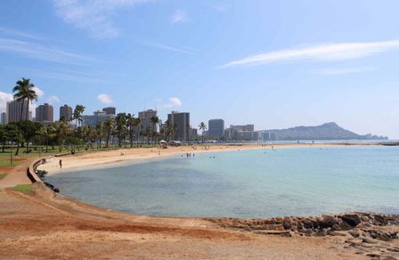 Picture of waikiki beach in Honolulu