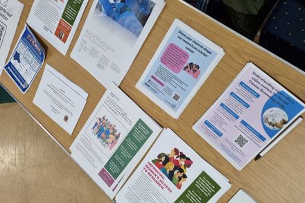 A picture of the Women's Health Network information Leaflets
