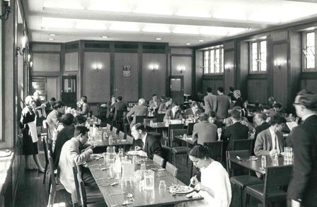 Lunch in the Students' Union  taken by a student Ian Hewson June 1962